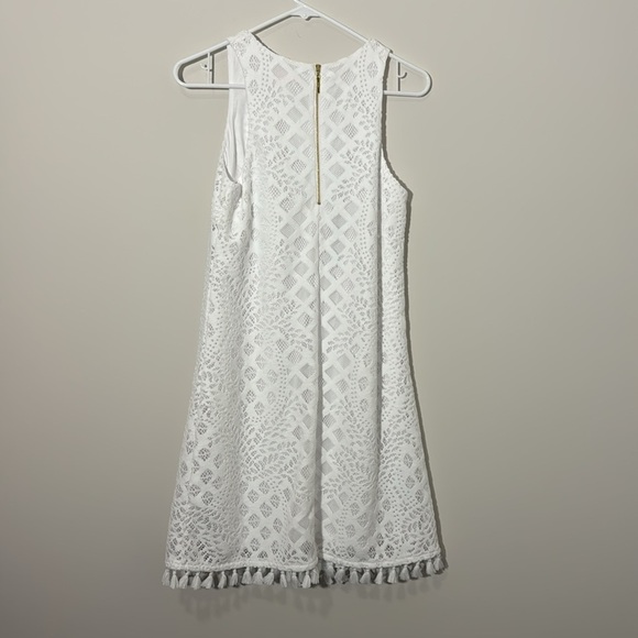 Lilly Pulitzer White Marquette Shift Dress - S - Picture 5 of 5